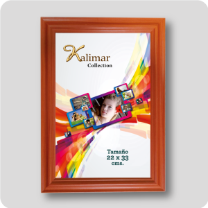 Marco para colgar 22 X 33 cm (color alerce)