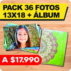Pack 36 fotos 13×18